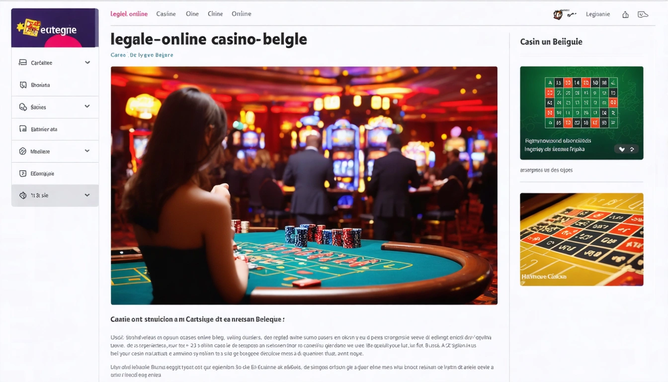 legale online casino belgie Casino en Ligne Belgique